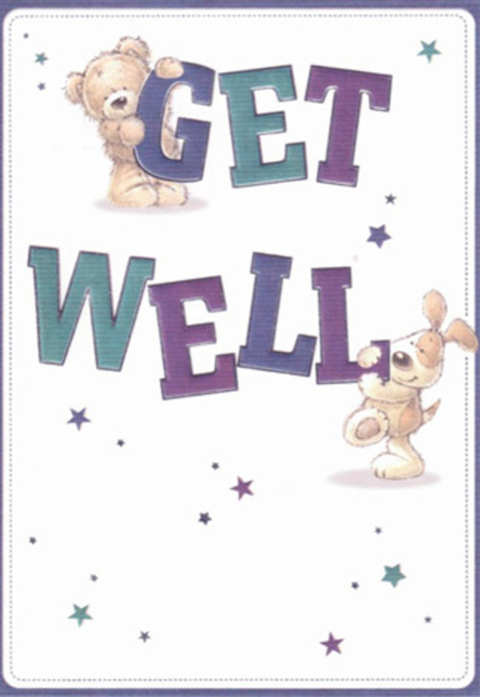 With cheerful innocence and heartfelt encouragement, this illustrated get well card radiates the caring essence of Harrow Weald. The design showcases two dear friends-a tender bear and an ebullient puppy-engaged together in passing along a bright wish for healing. Playful, star-shaped bursts of colour dance around them, their blues and aquas calling to mind the changing skies over the Harrow Weald Common. Big, confident typography shaded vibrantly in purple and teal anchors the scene, leaping from the creamy background like the boldest stem in a fresh bouquet. Tactile flourishes abound-the bear's fluff and puppy's velvety ears rendered so invitingly soft, mirroring the familiar pleasure of touching cool petals or lush greens in a hand-tied arrangement. There's an airiness to the composition, an uplifting mood reminiscent of the gentle breezes near Old Redding, and a sense of supportive warmth common to the most compassionate get well bouquets. Sent together with fresh lilies or sunny tulips from a local florist, this card's illustrations become a radiant extension of care-a reminder that, even in recovery, there's community, kindness, and hope blossoming throughout Harrow Weald.